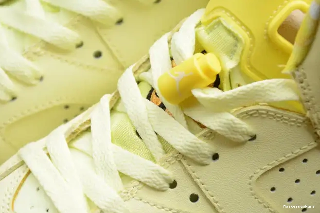 MaikeSneakers Floral (GS) Jordan 6 Yellow 543390-800 Dynamic Retro Air 0426
